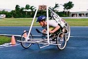 'Hanglider' trike in action